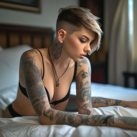 Короткая стрижка секс