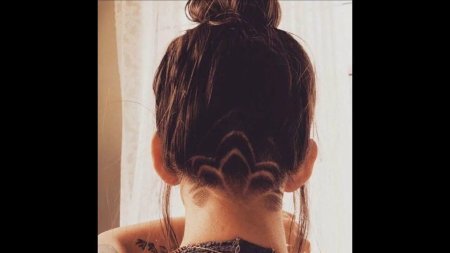 Узоры на затылке