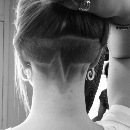 Undercut (андеркат) затылок