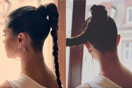 Косичка у Селены Гомес