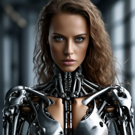 Девушка робот