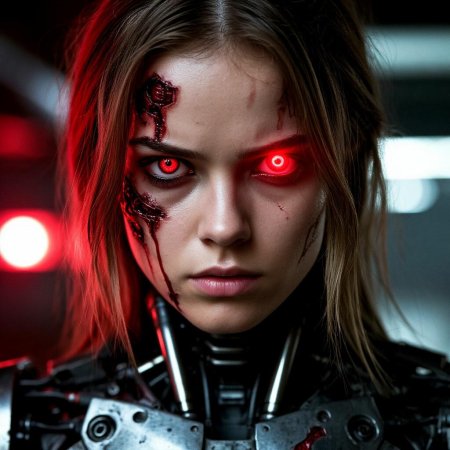 Киберпанк девушка