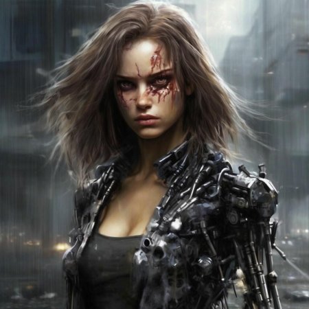 В стиле киберпанк