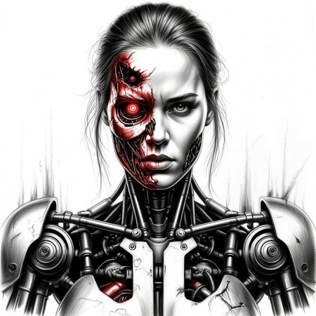 Женщина киборг