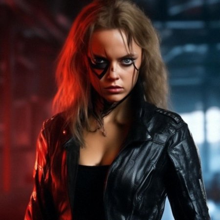 Девушка терминатор