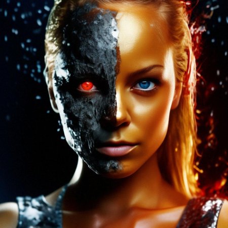 Половина лица