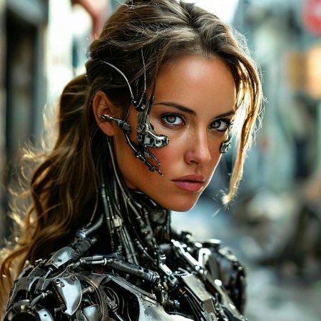 Киборг девушка