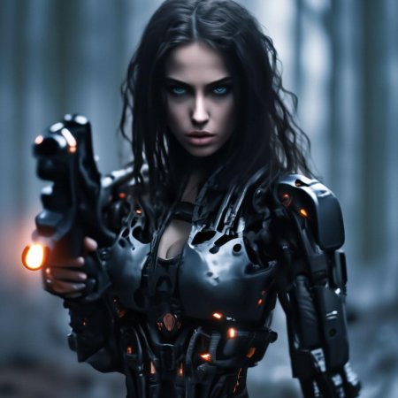 Девушка киборг