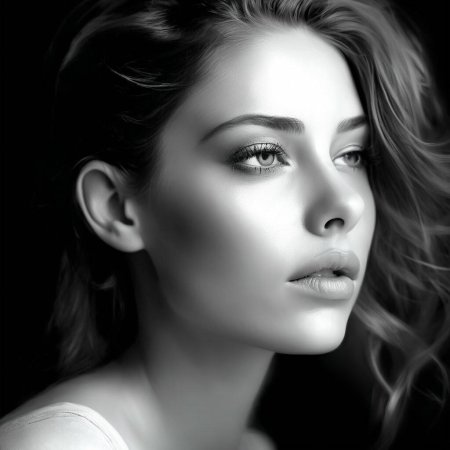 Черно белые портреты