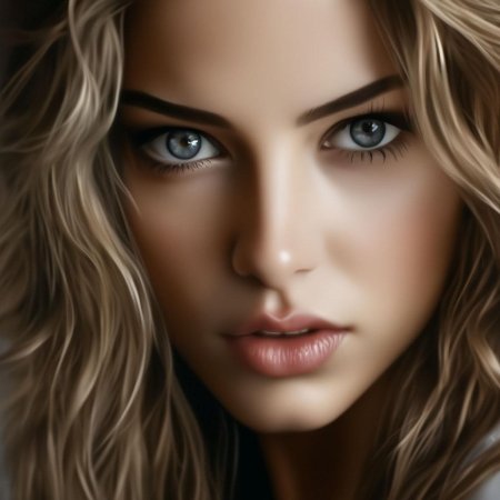 Девушка лицо