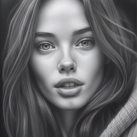 Портреты девушек карандашом