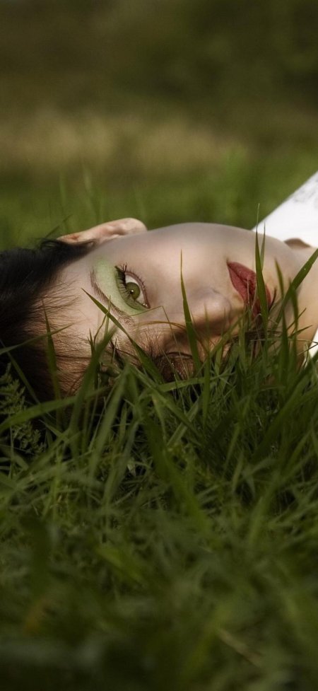 Фотосессия на траве