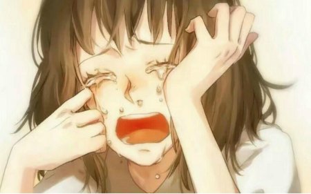 Плачущие аниме девушки