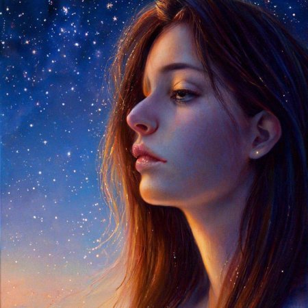 Грустная девушка