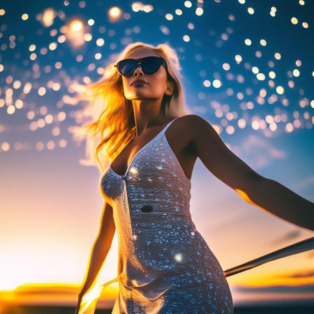 Красивая девушка блондинка