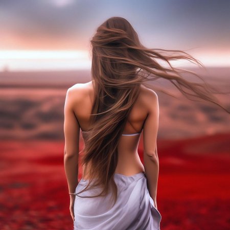 Девушка со спины