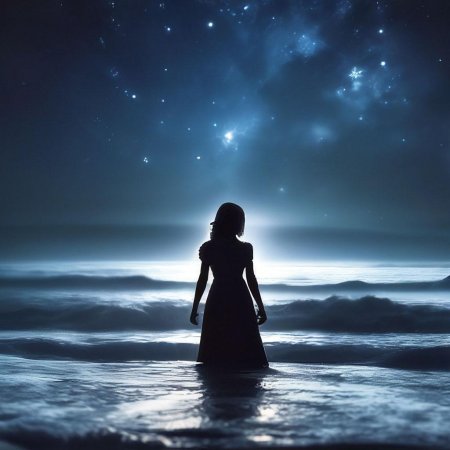 У моря ночью