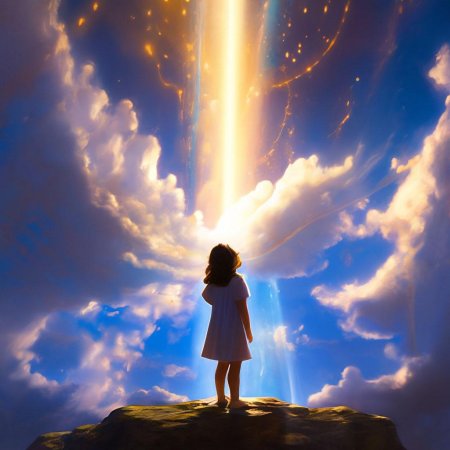 Люди смотрят в небо