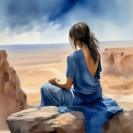 Девушка на берегу