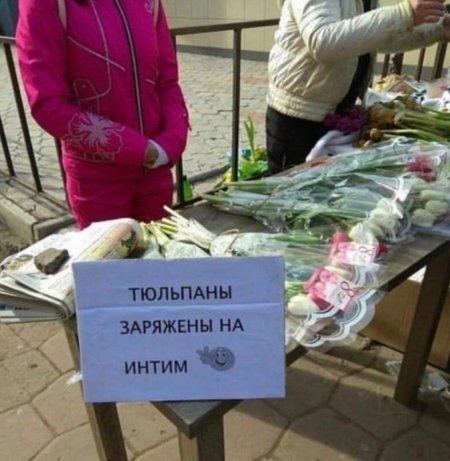 Тюльпаны заряжены на