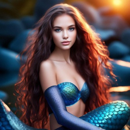 Девушка русалка