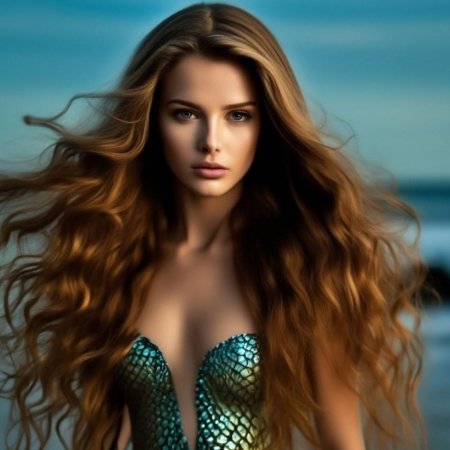 Красивые длинные волосы