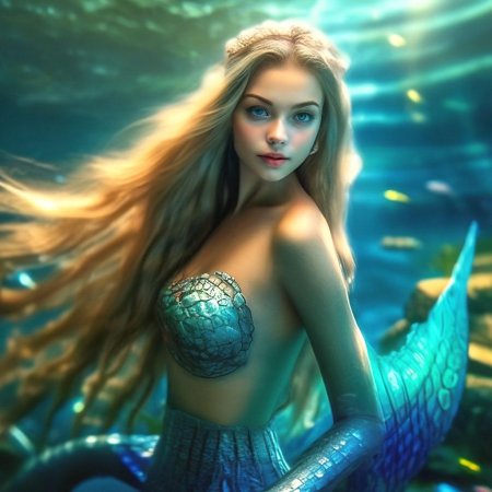 Девушка русалка