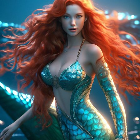 Русалка девушка