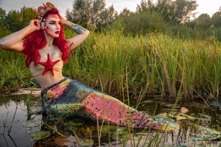 Костюм русалки с моноластой