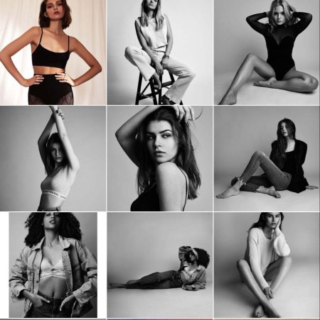 Позы для фотосессии в студии девушек