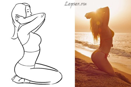 Позы для фотосессии для девушек