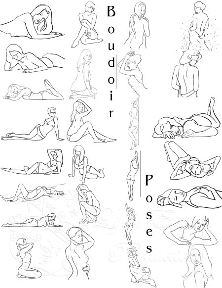 Удачные позы для эротической фотосессии