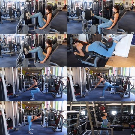 Упражнения для ягодиц в тренажерном зале