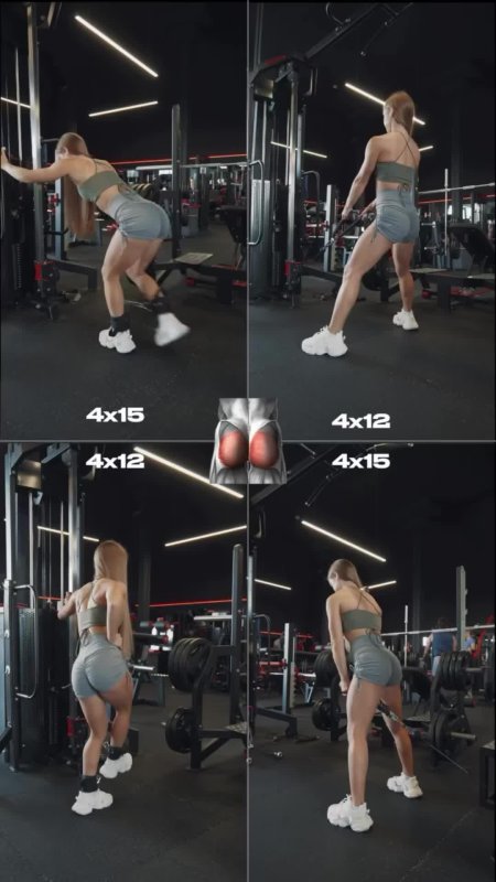 Тренировка на ягодицы