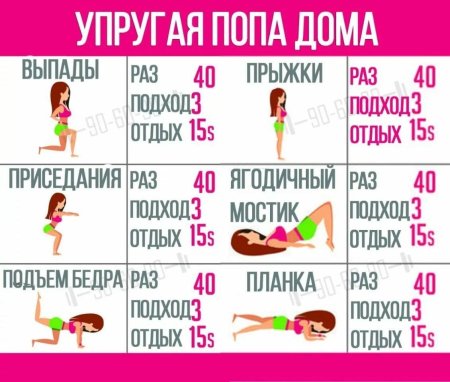 Упражнения для попы