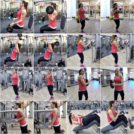 Тренировка в зале для девушек