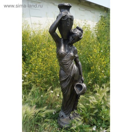 Фигура "девушка с кувшином" бронза, 140см