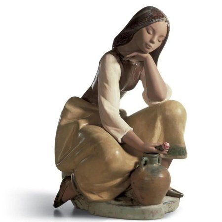 Lladro девушка с кувшином