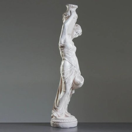 Фигура "девушка с кувшином" большая, состаренный 140см