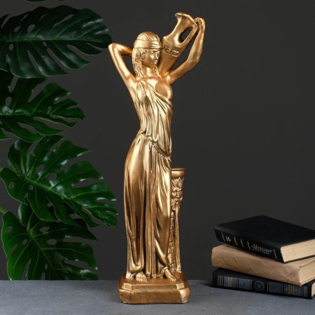 Фигура "девушка с кувшином" бронза, 140см