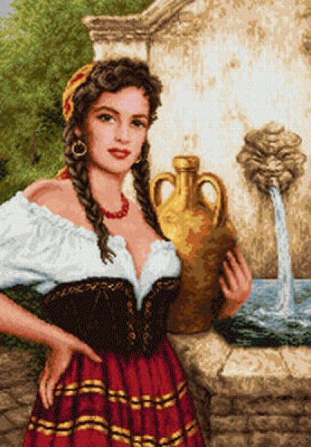 "Девушка с кувшином" 1928 Лебедев
