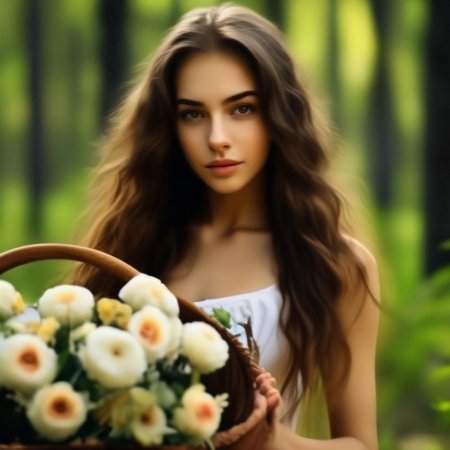 Очаровательная девушка