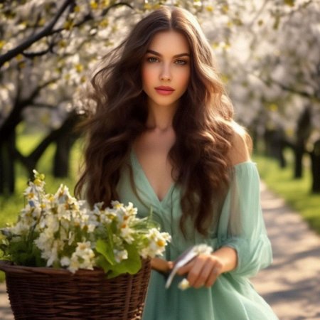 Девушка брюнетка