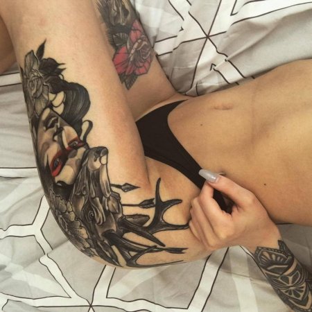 Тату девушек