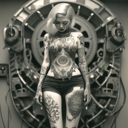 Модели с татуировками