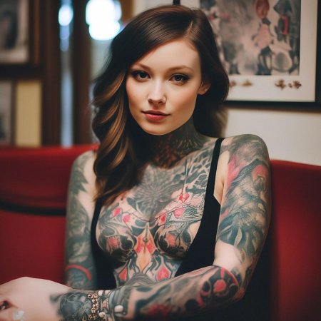 Татуированные девушки