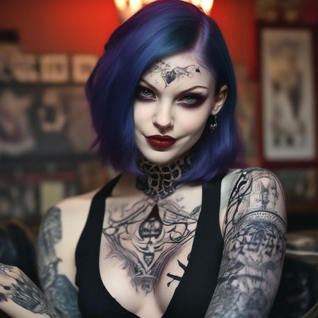 Девушка вампир