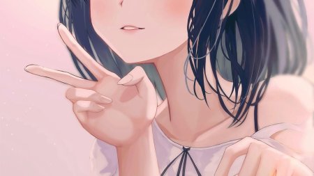 Милая аниме девушка