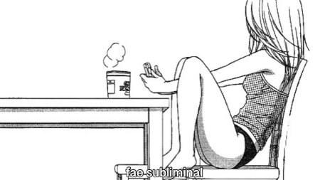 Аниме девушки чб