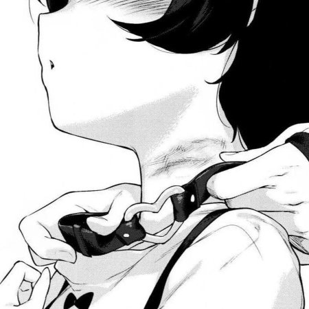 Аниме девушка в ошейнике